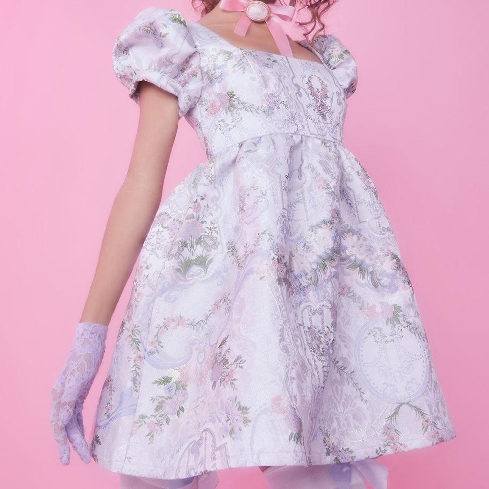 Sugarthrillz if the shoe fits brocade dress